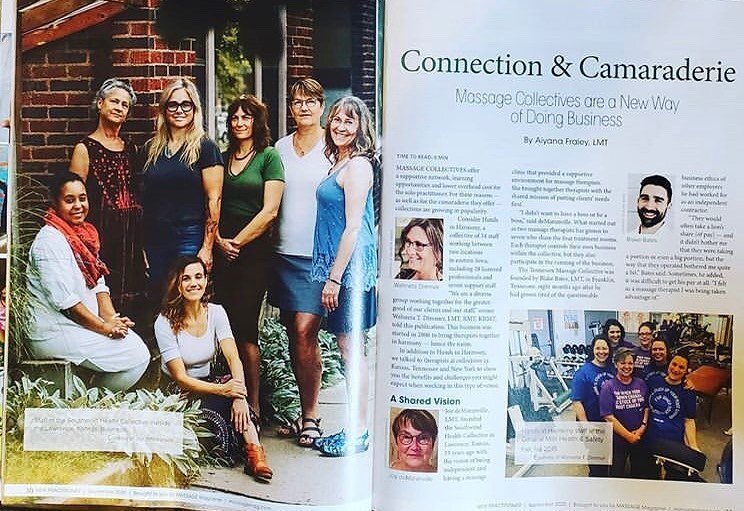 Our collective is featured in the September issue of Massage Magazine! Togetherness is sustainable. 
*
*
*
#massagetherapy #bodywork #acupuncture #chinesemedicine #reiki #wellnesscoaching #mindfulness #firecupping #guasha #weareopen #thetimeisnow #s